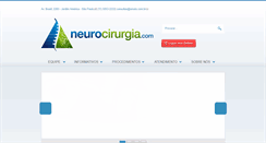 Desktop Screenshot of neurocirurgia.com