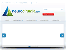 Tablet Screenshot of neurocirurgia.com
